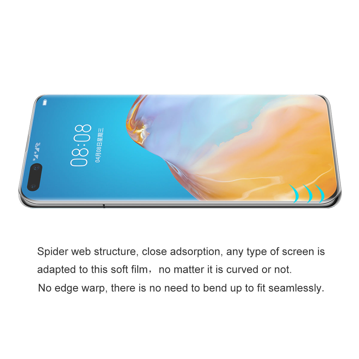 ENKAY 3D fuld størrelse skærmcover blød film til Huawei P40 Pro ENKAY 3D fuld størrelse skærmcover blød film til Huawei P40 Pro